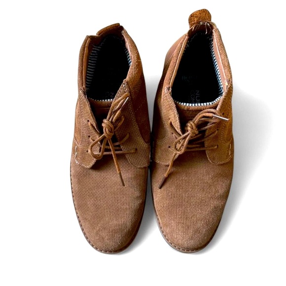 Men's Brown Suede Boots Size 8 Men - Picture 2 of 4